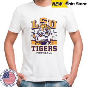 LSU Tigers QB Mike Football Stadium mascot logo shirt
