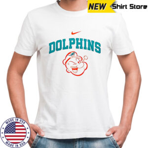 Miami Dolphins x Popeye I yam what I yam an’ that’s all I yam shirt