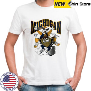 Michigan Go Wolverines Looney Tunes Bugs Bunny and Tasmanian Devil shirt