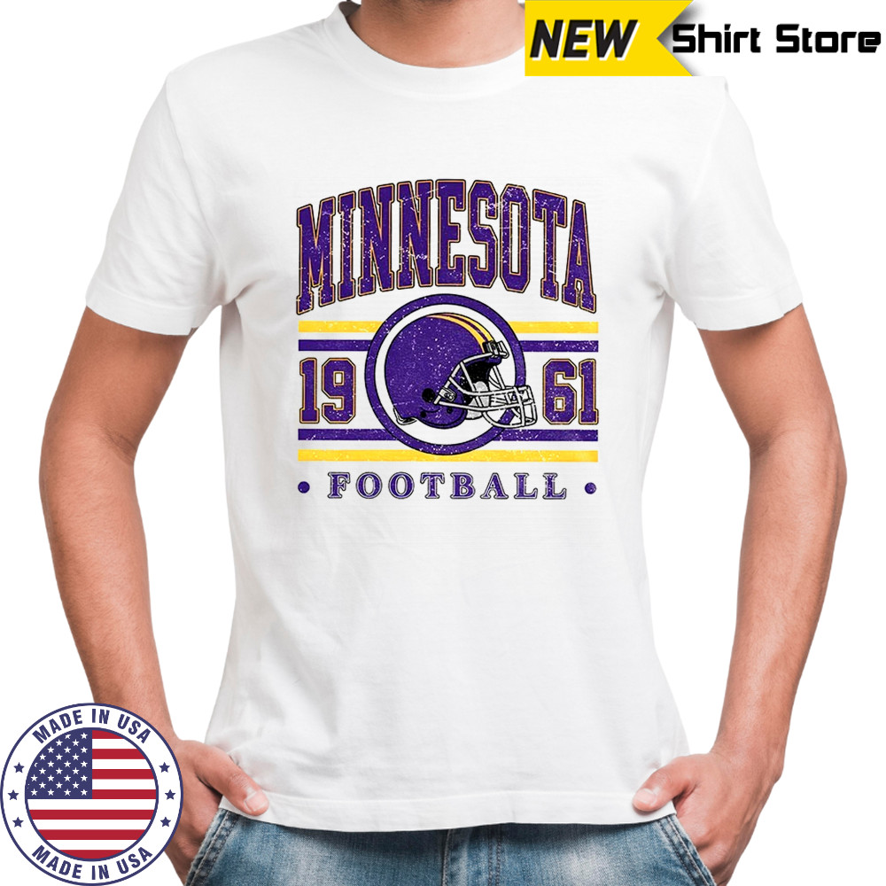 Minnesota Viking Football helmet NFL since 1961 shirt