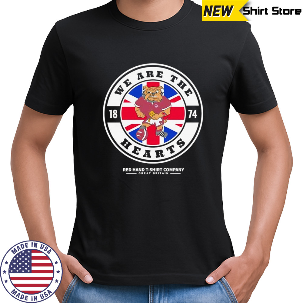 Mississippi State Bulldogs We are the hearts 1874 red hand company great Britain shirt