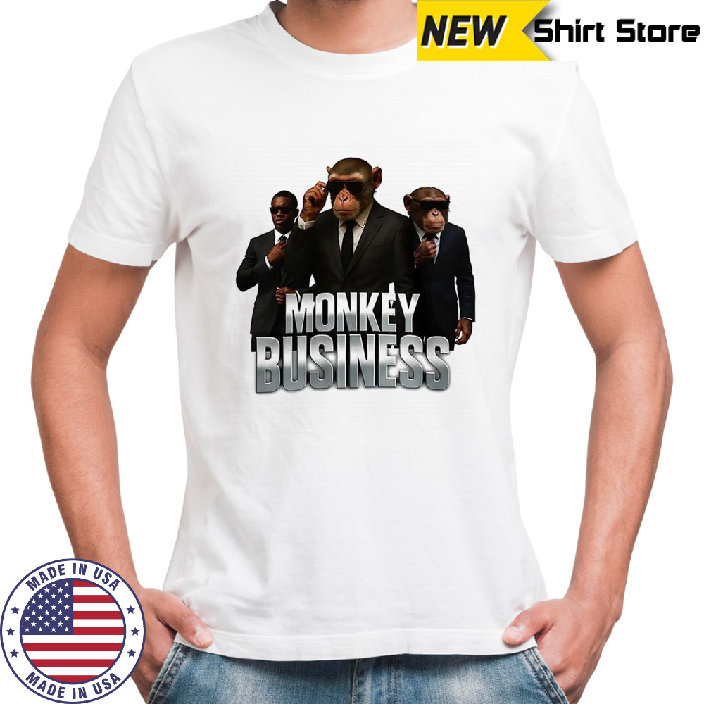 Monkey business funny shirt