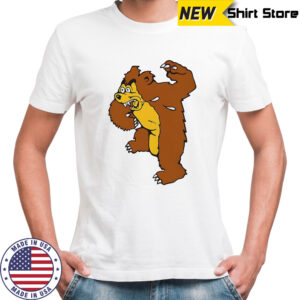 Montana Grizzlies Throwback Monety mascot shirt