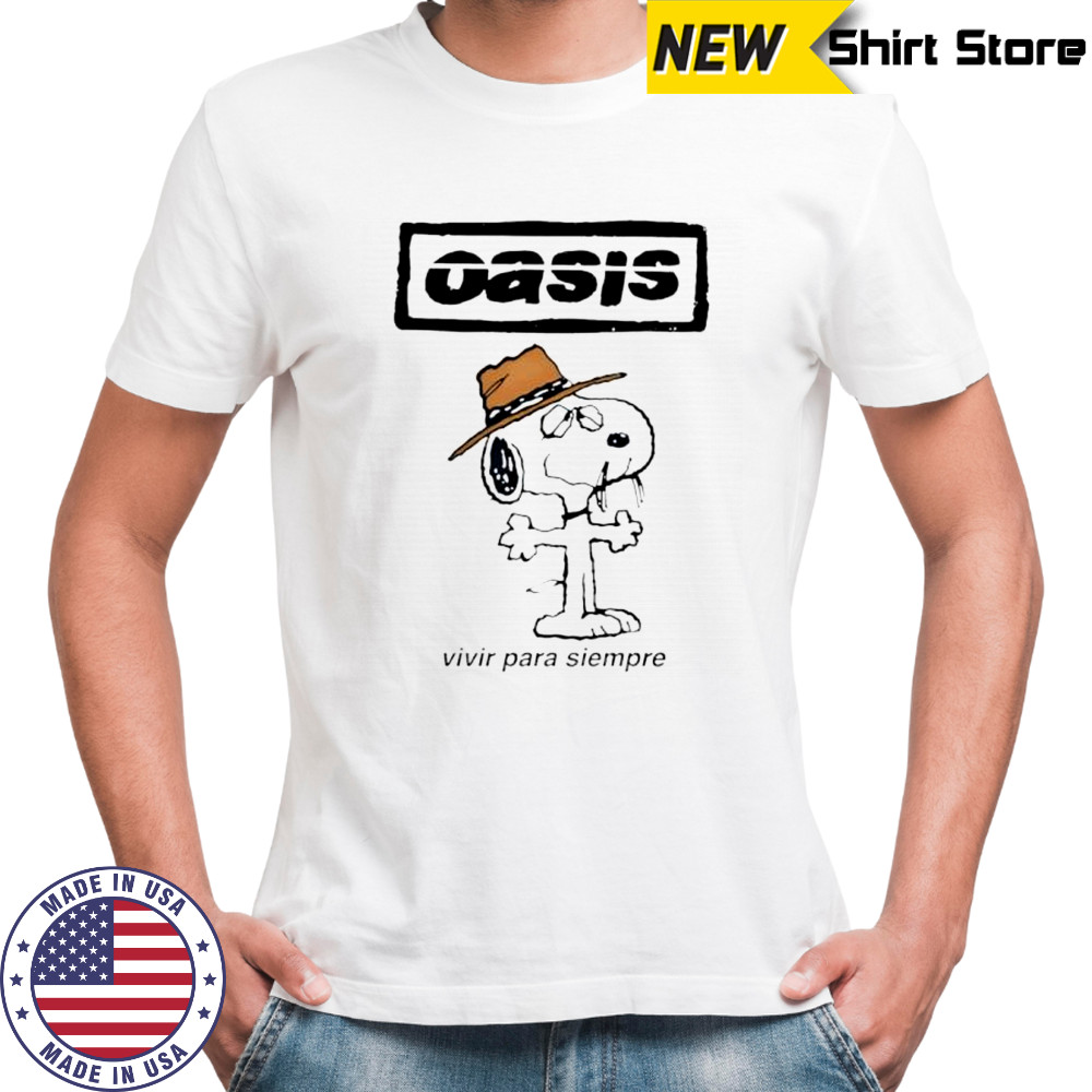 Oasis Snoopy Polera Mucky Rock shirt