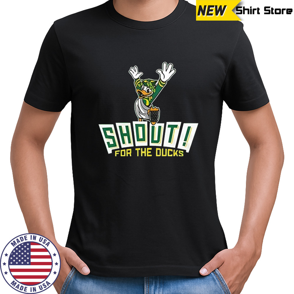 Oregon Ducks shout for the Ducks mascot shirt