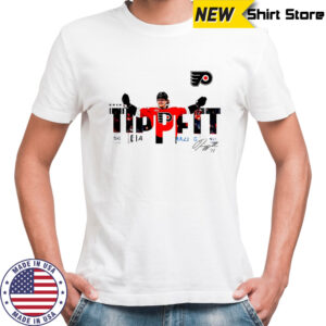 Owen Tippett Philadelphia Flyers NHL logo signature shirt
