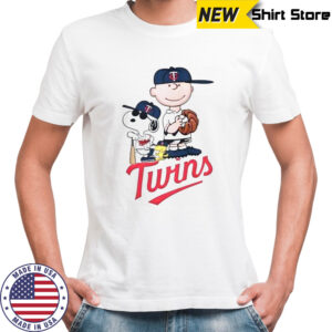 Peanuts Characters Minnesota Twins Shirt