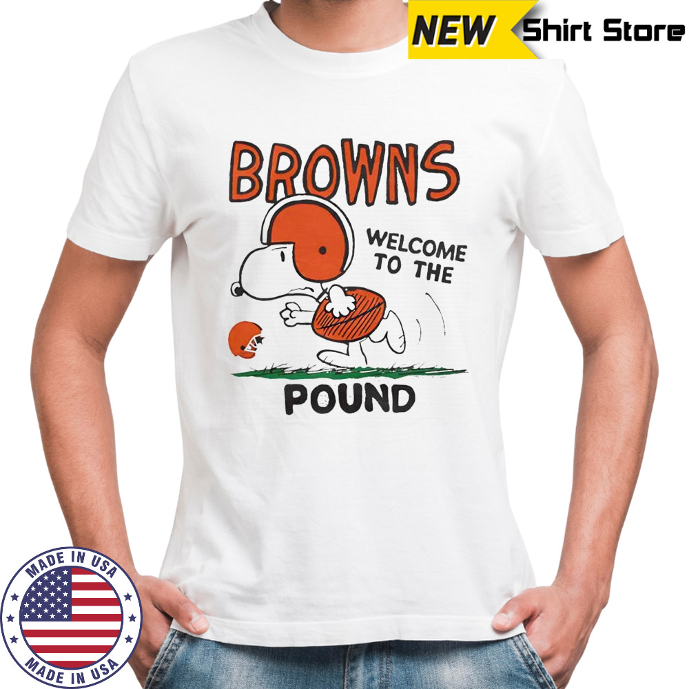 Peanuts x Cleveland Browns Welcome To The Pound shirt