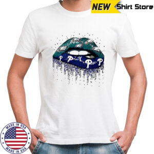 Philadelphia Eagles x Philadelphia Phillies Girl Lips shirt