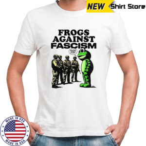 Portland frog frogs against fascism fuck ICE shirt