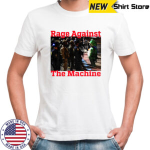 Portland Frog Rage Again The Machine Protest shirt