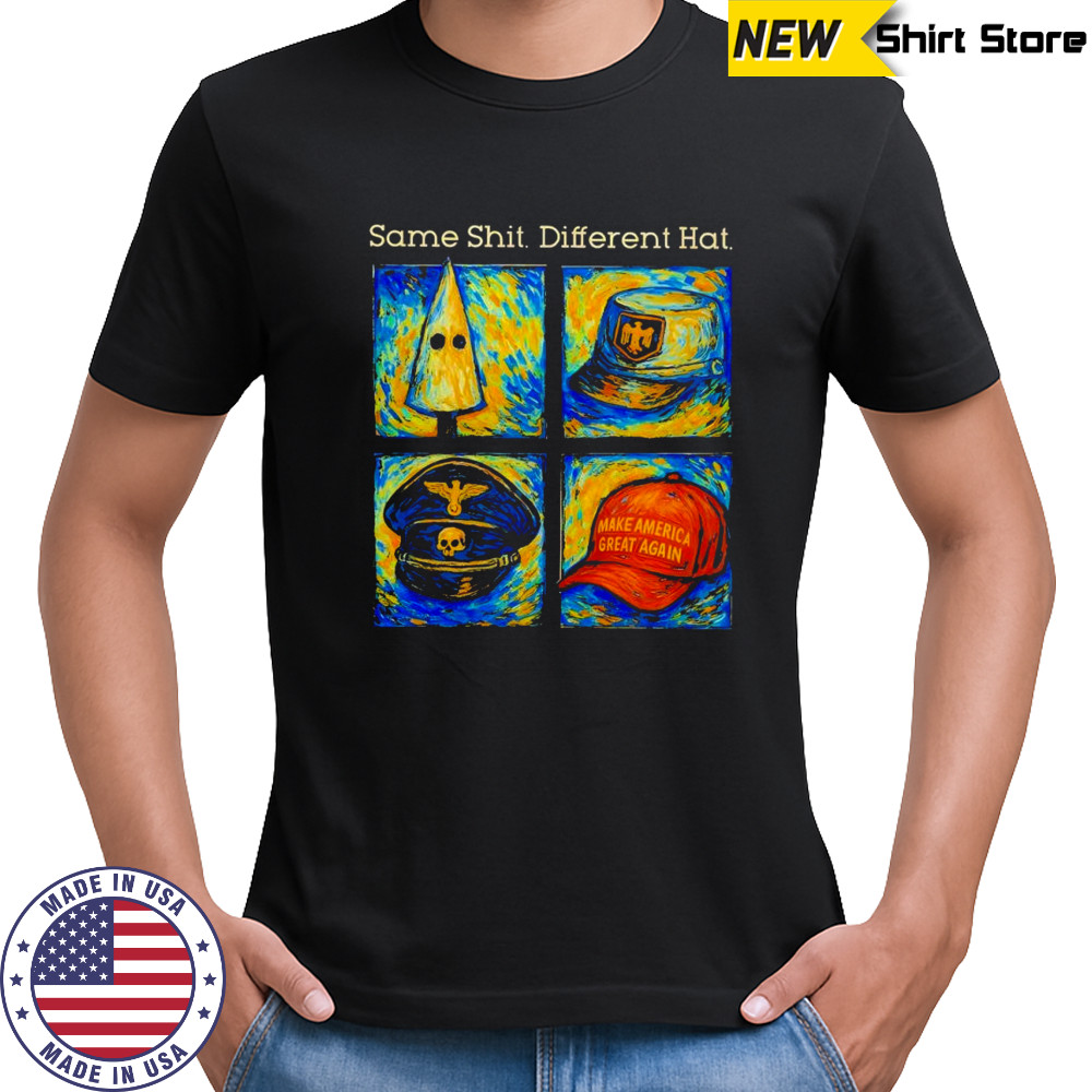 Same sht different hat Van Gogh’s Starry Night shirt