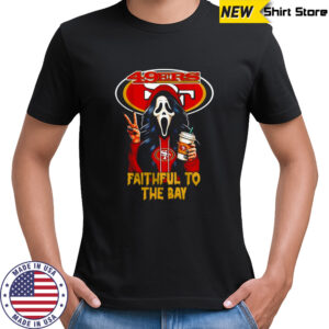 San Francisco 49ers x Ghostface Scream faithful to the bay shirt