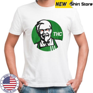 Sanders THC KFC parody logo shirt