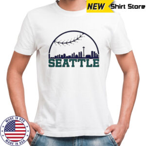 Seattle Mariners Baseball Skyline T-Shirt