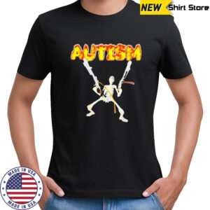 Skeleton Greta Thunberg Autism shirt