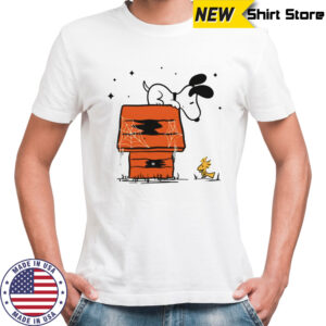Snoopy Woodstock Haunted Doghouse T-Shirt