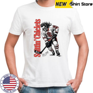 Spittin Chiclets skeleton hockey est 2016 shirt