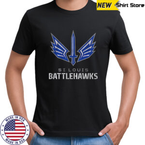 St. Louis Battlehawks Lockup Logo shirt
