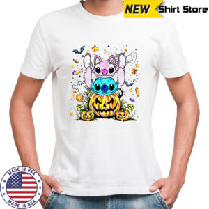 Stitch Pumpkin Spooky Vibes Halloween shirt