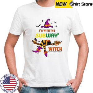 Subway I’m With The Witch She Has Me Under Her Spell Halloween T-Shirt