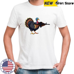Triggered turkey ready to fight grapchic shirt