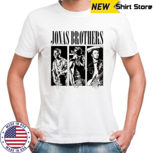 Vintage Jonas Brothers 90’s boy band signature shirt