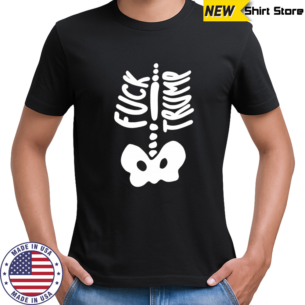 Fdt Fuck Trump Skeleton Bone For Halloween 2025 Shirt Fdt Fuck Trump Skeleton Bone For Halloween 2025 Shirt