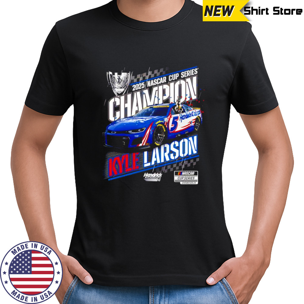 Kyle Larson Hendrick Motorsports Team Collection 2025 NASCAR Cup Series Champion shirt Kyle Larson Hendrick Motorsports Team Collection 2025 NASCAR Cup Series Champion shirt